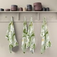 thumbnail image 5 of Dreamtimes Soft Absorbent Reusable Kitchen Towels, Set of 1|28x18 in, Lily Flowers Dining Kitchen Living Room Tea Towels Dish Towels Decorative Towels, 5 of 7