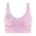 thumbnail image 1 of Ladies Traceless Comfortable Wireless Breathable Gathering Bra with Removable Padding for Daily Wear and Sleep, 1 of 6