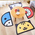 thumbnail image 4 of Coofit Bath Rug Cute Cartoon Shape Absorbent Bath Mat for Kitchen Bathroom Living Room, 4 of 10