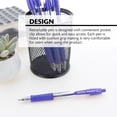 thumbnail image 4 of BAZIC Ballpoint Spencer Blue Retractable Pen Soft Grip 1.0 mm, (5/Pack), 1-Pack, 4 of 7