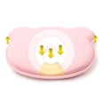 thumbnail image 4 of Almohada moldeadora para bebés que previene la cabeza plana, forma de oso, espuma viscoelástica que absorbe la humedad, almohada de lactancia 3D, color rosa, 4 of 12