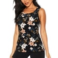 thumbnail image 3 of Goofa Lilies Flowers Printed Womens Workout Tops for Women Sleeveless Yoga Shirts Athletic Running Tank Tops Sleeveless Gym Clothes Workout Apparel-Small, 3 of 9