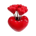 thumbnail image 2 of Juego de Tenedores de frutas Macarena Tenedores de frutas de acero inoxidable Rojo, 2 of 8