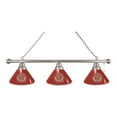 thumbnail image 1 of Holland Bar Stool BL3CHLA-Laf Louisiana-Lafayette Ragin Cajuns 3 Shade Pool Billiard Light, Chrome, 1 of 1