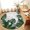 White, variant on Round Area Rugs 3.3Ft, Palm Leaves Non-Slip Washable Circle Rugs Carpet, Tropical Botanical Leaf Summer Wooden Gray Indoor Outdoor Rug Floor Mats Throw Runner for Bedroom Living Room Bathroom
