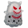 thumbnail image 3 of Halloween Ghost Squishy Toy with Bead Filled Squeezable Design, 3 Inches, Single Piece, Black and Clear with Red Accents, for Halloween Party Favors, Toy, 3 of 3
