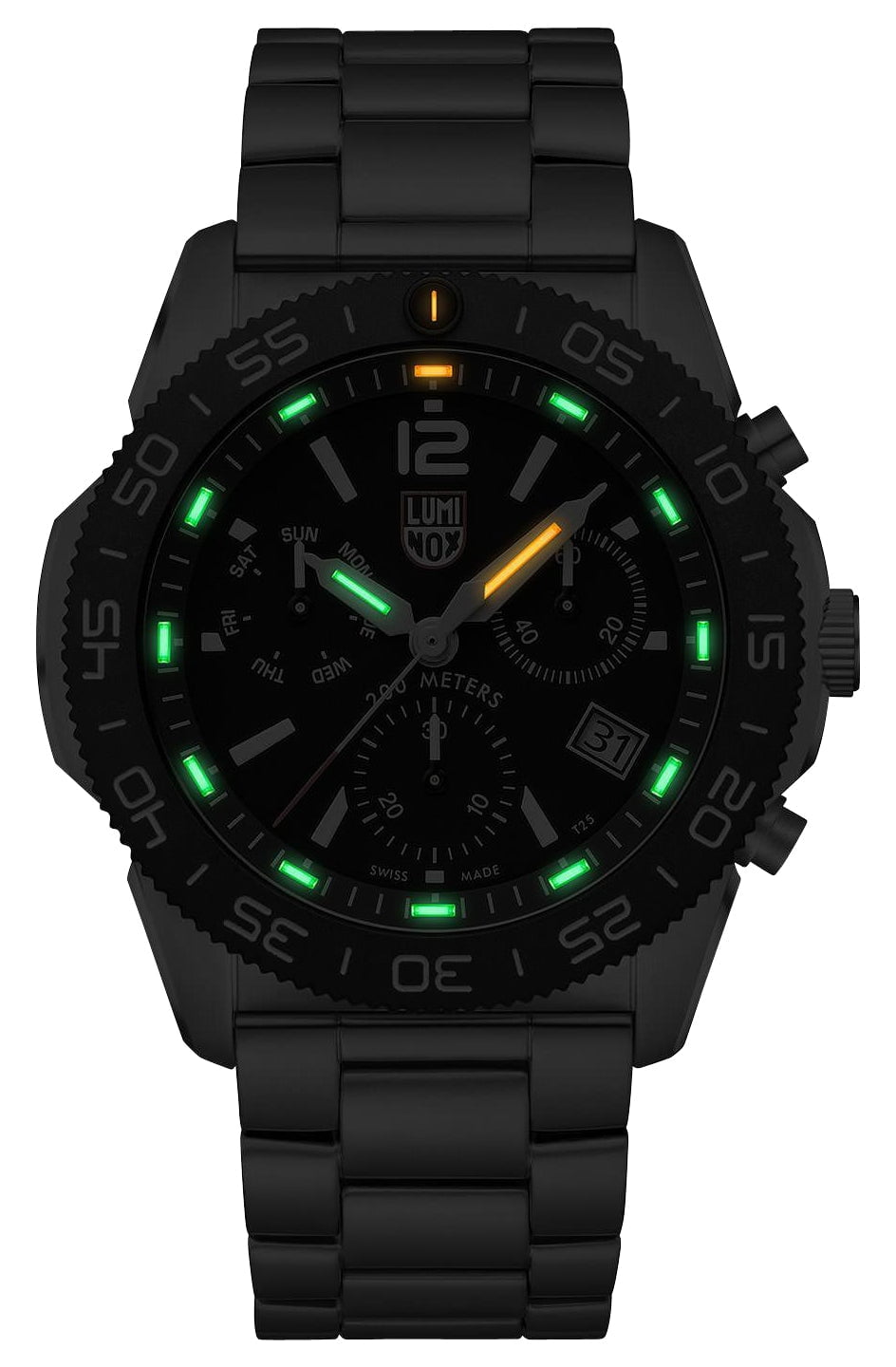 Men's Luminox Pacific Diver Chronograph Steel Swiss Watch XS.3142