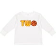 thumbnail image 3 of Inktastic Basketball Second Birthday Boys or Girls Long Sleeve Toddler T-Shirt, 3 of 5