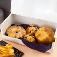 thumbnail image 4 of maytalsory White Bread Box Countertop Bread Bin Strong Bread Storage Container with Handle Bread Organizer Pastry Storage Box for Bread Home Dry Food, 4 of 8
