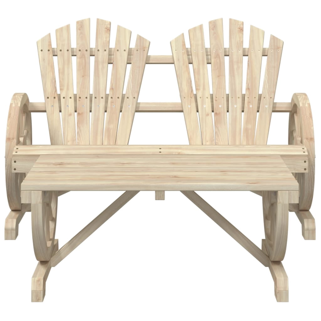 vidaXL Patio Lounge Set Outdoor Garden Seat Furniture 4 Piece Solid Wood Fir