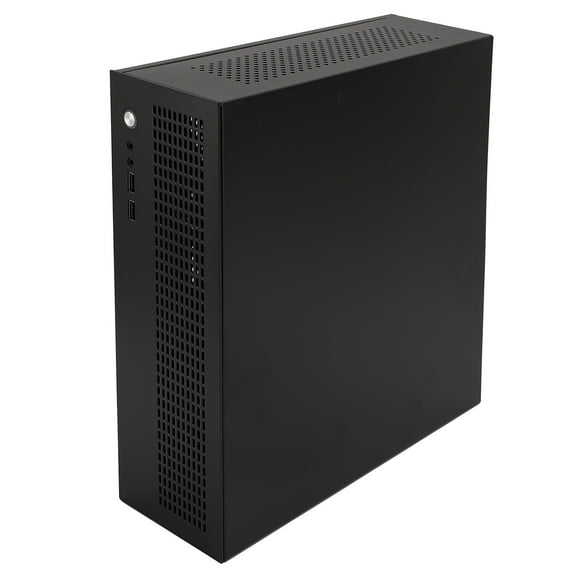 MATX PC Case, Small ITX Case USB2.0 Interface Multiple Ports for Gaming
