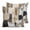 Khaki Brown Tan, variant on Pillow Covers 16x16 Set of 2, Modern Black Brown Throw Pillow Covers Decorative Couch Cushion Cover, Abstract Oil Painting Art Microfiber Soft Square Pillowcases for Bedroom Living Room Sofa