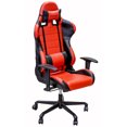 thumbnail image 1 of Viscologic Série CAYENNE Chaise de Bureau Pivotante Style Course de Jeu (Rouge & Noir), 1 of 3