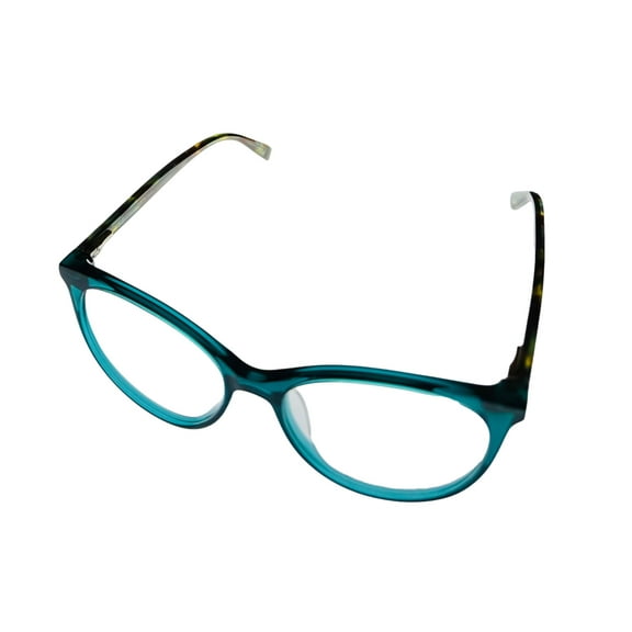 Escada Women's Eyewear Plastic Teal Blue Cateye Frame, VESD40K. 52mm