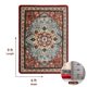 thumbnail image 5 of Sonoro Kate Alfombras 6x9 para Salón Recámara, Alfombra Interior Boho Antideslizante Lavable a Máquina, Rojo, 5 of 8