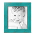 thumbnail image 2 of ArtToFrames 8" x 9" Turquoise Picture Frame, 8x9 inch Blue Wood Poster Frame (WOM-4588), 5 Pack, 2 of 7