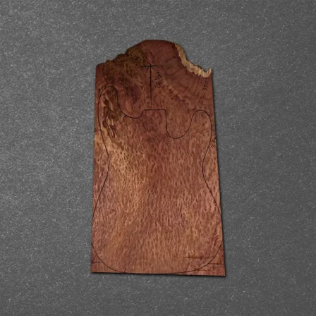 Redwood Burl Electric Guitar Drop Top Stratocaster (ES) Set – RBES000648-2.8