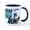 White/Navy Inside, variant on CafePress - Swim Bike Run Mug - 11 oz Ceramic Mug - Novelty Coffee Tea Cup