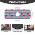 thumbnail image 2 of Kdxio Starfish Navy Blue Stripe Pattern Non-Slip Diatom Mud Faucet Drain Pad,Self Absorbent Mat for Kitchen Sink for Variety Kitchen & Bathroom Countertops, 2 of 7