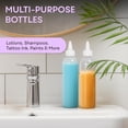 thumbnail image 4 of Twist Top Applicator Bottles, 8 OZ Crystal Clear, Squeeze Empty Plastic Bottles,, 4 of 8