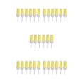 thumbnail image 1 of Eigraketly 6 piezas de camisetas de golf de Profesional de moda Golfing Telémetro deportivo Accesorios Golf Lana Clavo de plantación 70 mm 70mm bianco giallo 5piezas Eigraketly CBP193713, 1 of 4