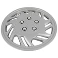 thumbnail image 4 of CCIYU 4-Pack Full Hub Cap Silver 15" Rim HubCap Wheel Skin Cover Caps Covers Universal Replacement Snap On PP, 4 of 5