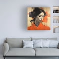 thumbnail image 3 of Canvas Wall Art - Ray Heere 'Colorful Model 5' Wall Art for Living Room, Bedroom, or Office Décor by Trademark Fine Art - 24 x 24 Inches, 3 of 4