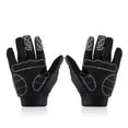 thumbnail image 4 of Bike Skeleton Full Pattern Finger Warm Cycling Gloves Black + White, 4 of 8