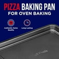 thumbnail image 6 of Air Fryer Crisping Basket & Tray Set – Oven Baking Tray with Elevated Mesh Crisping Grill, Ceramic Coating, Healthy Cooking, Extra-Large 9.5" x 13", Gray, 6 of 7
