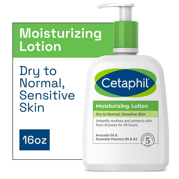 Cetaphil Moisturizing Lotion for All Skin Types 16 oz (Pack of 2)