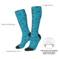 thumbnail image 5 of Picia Women Crew Soft Moisture-wicking Socks Sea Turtle Pattern Design Cotton Socks, One Size fit All, 5 of 9