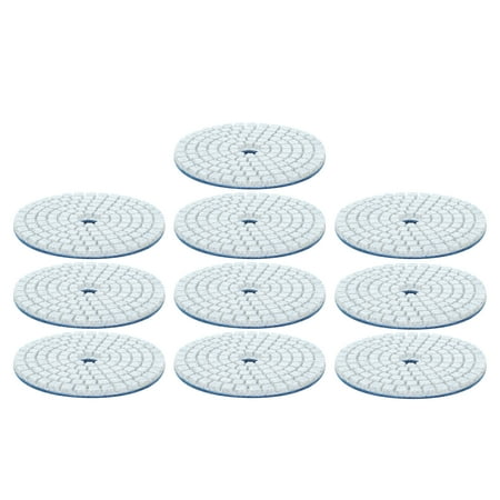 

Wet Polishing Pad Easy Replace Low Noise Ceramics Grinding Disc 10mm Hole Fast Heat Dissipation 10Pcs For Granite Marble Cobblestone 50 Grits 100 Grits 150 Grits 300 Grits 500