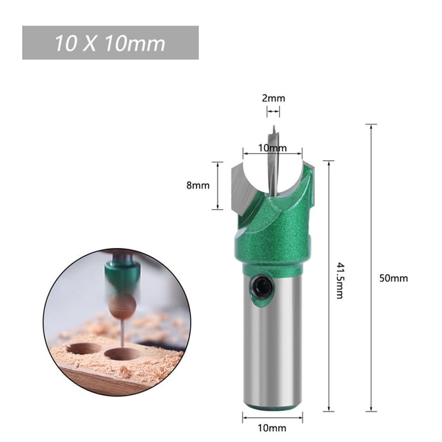 6-30mm Buddha Beads Ball Milling Cutter 10mm Shank Router Bit Woodworking Tools