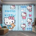 thumbnail image 1 of Hot Hello Kitty Rideau Occultant Dessin Animé Anime pour Chambre d'Enfants, Décor Textiles Maison Garçons Adolescents Cadeau de Noël Fille, 1 of 7