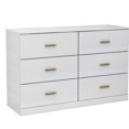 thumbnail image 4 of 6-Drawer Melamine Filled Dresser | Spacious Storage for Different Needs, 4 of 5