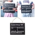thumbnail image 4 of pizarras con letras impresas para el primer y último día de clases, letreros de doble cara para el regreso a clases, suministros de decoración, pizarra para decoración del hogar., 4 of 5