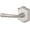 Satin Nickel, variant on Baldwin Fd.Fed.Tar Federal Non-Turning Two-Sided Through-Door Dummy Door Lever Set -