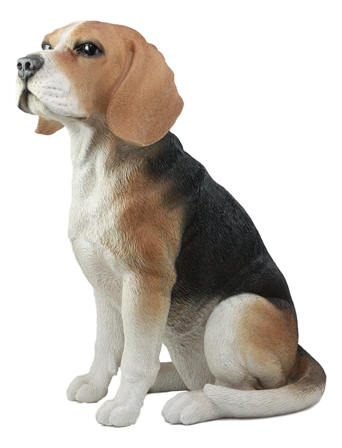 Ebros Life Sized Realistic Classic Tri Colored Beagle Dog Statue 14.5