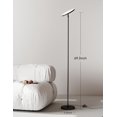 thumbnail image 4 of LED Floor Lamp – Super Bright Torchiere with Remote & Foot Switch, Stepless Dimmable Tall Standing Lamp, 69" Modern Pole Light for Corner, Living Room, Bedroom, Reading, Office, 4 of 5