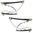 thumbnail image 2 of New Front Left and Front Right Window Regulator Compatible With Audi S4 Base 6 Cyl 2.7L A4 Quattro Base 4 Cyl 1.8L 1996-2002 By AU1350100 AU1351100 8D0837461 8D0837462, 2 of 2