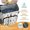 thumbnail image 2 of Travel Cooler Bag - Cute Dogs Camping Beer Cooler Backpack with Bottle Opener- Waterproof Insulated Picnic Backpacks - Cooler Bag for Beach, 2 of 6