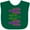 Green, variant on Inktastic Mardi Gras Celebration Funny Crawfish Boys or Girls Baby Bib