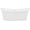 White, variant on Dreamline BTDT6932XCW04 Duet 69" Free Standing Acrylic Soaking Tub - White