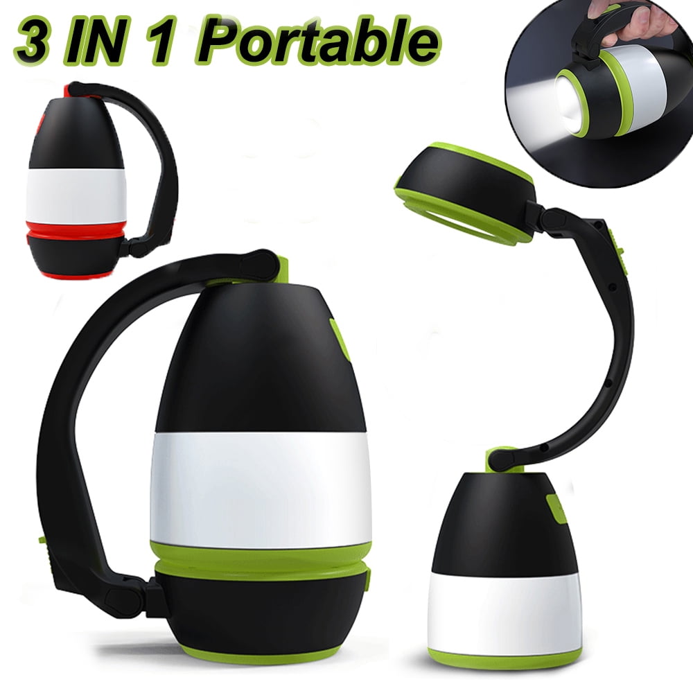 Portable Flashlight Outdoor LED Camping Lantern, Folding Tent Light ...