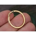 thumbnail image 5 of 0.25 Carat Curved V Style Moissanite Wedding ring Anniversary ring Half Eternity Matching Band with 18k Gold Plating, 5 of 9