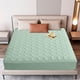 thumbnail image 5 of pstuiky Sábana impermeable de 180 x 200 cm (70 x 78 pulgadas) cómoda suave gruesa intercalada transpirable lavada funda protectora para colchón., 5 of 7