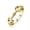 Gold-Tone, variant on 925 Sterling Silver or Gold Plated Silver Double Horse Bit 2mm Band Equestrian Ring