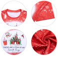 thumbnail image 6 of MOUSYA Women Magical Christmas T-Shirt Merry Christmas Shirt Xmas Magic Kingdom Shirts Magic Castle Holiday Short Sleeve Top Tee, 6 of 11