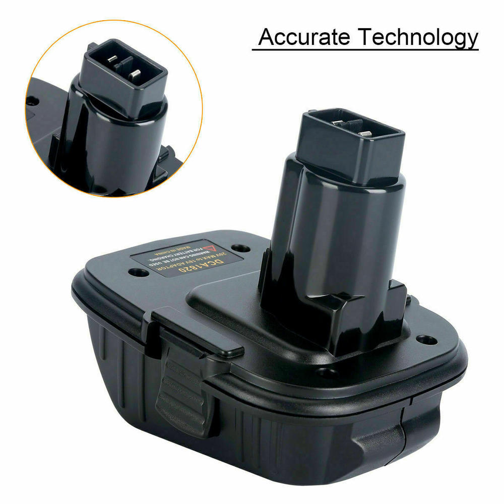 Battery Adapter For Dewalt DCA1820 18V/20V Liion Convert To NiCad DC9096 NiMH