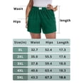thumbnail image 5 of Gleelist Women's Plus Casual Shorts Comfy Elastic Waist Shorts Summer Short with Pockets XL-5XL, 5 of 6